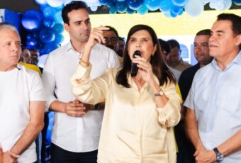 Horas após escolha, Lígia faz 1ª aparição em evento ao lado de Lucas e cita Viviane