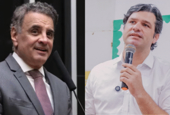 Presidente do PSDB, Aécio Neves anuncia filiação de Leo