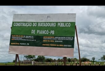 Prefeitura de Piancó altera regime de pagamento em obra de matadouro municipal