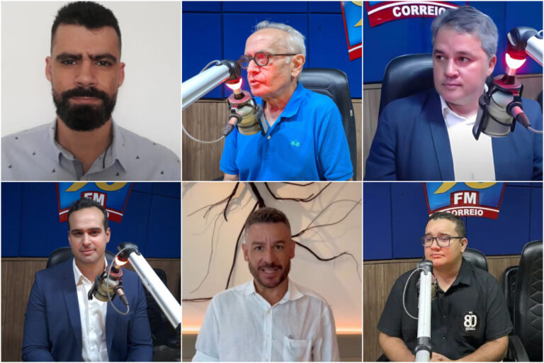 Camilo, Cícero, Efraim, Lucas, Pedro e Yuri; veja perfil e carreira dos candidatos ao governo da Paraíba