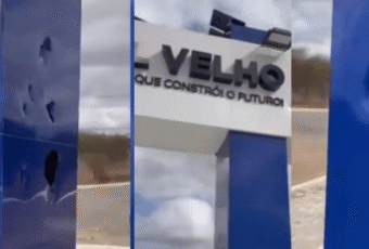 Portal de acesso a Curral Velho é alvo de vandalismo