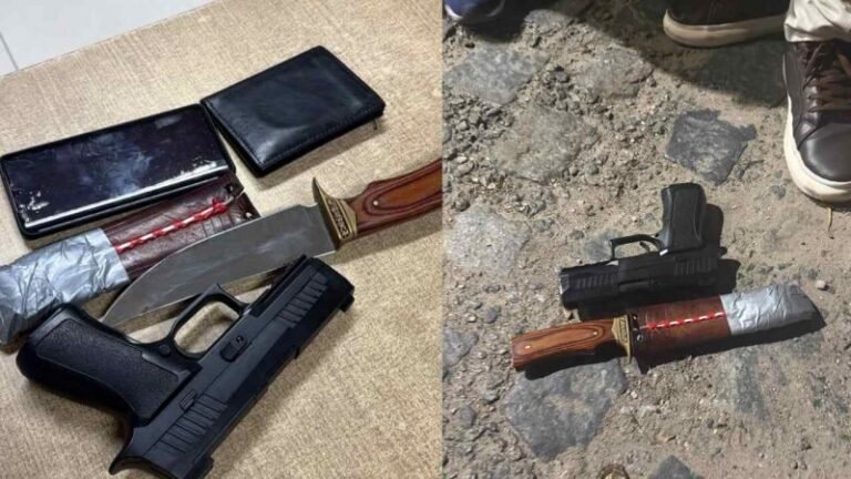 Homem portando simulacro e faca é preso suspeito de ameaçar Ricardo Coutinho