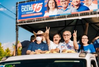 Caravana 15 leva propostas de Cícero Lucena e Diogo Cunha Lima ao Sertão e reforça projeto para a Paraíba