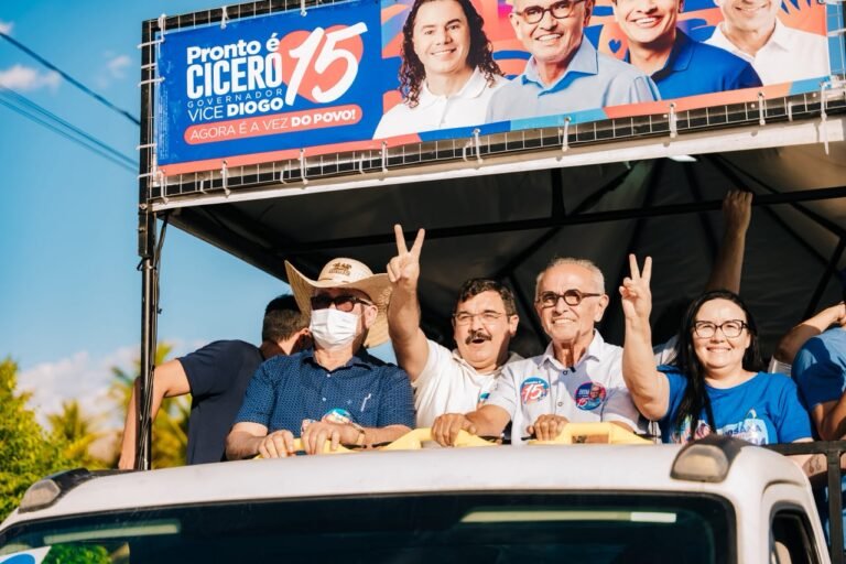 Caravana 15 leva propostas de Cícero Lucena e Diogo Cunha Lima ao Sertão e reforça projeto para a Paraíba