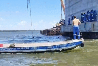 Consórcio de empresas confirma morte de operário após desabamento de estrutura na Ponte do Futuro