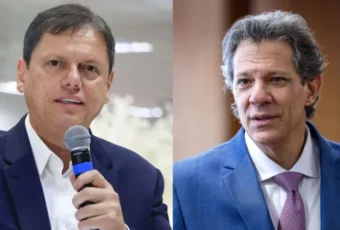 Real Time: Tarcísio tem 53% no 1º turno em SP; Haddad, 36%