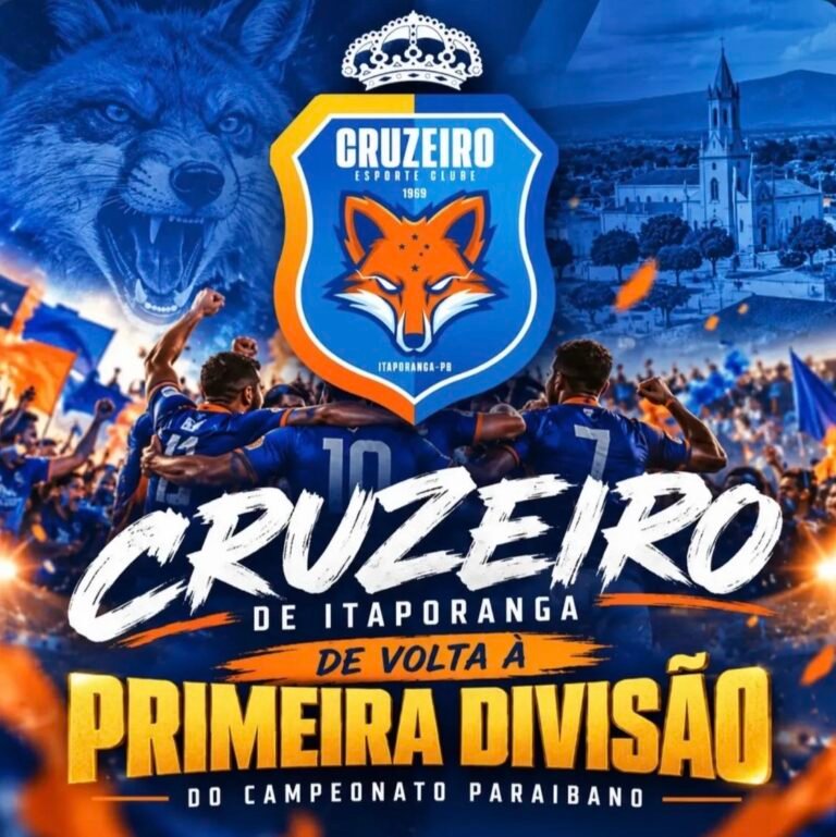 Cruzeiro de Itaporanga garante acesso à Primeira Divisão do Paraibano e está na final da Segunda Divisão