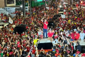Essa vitória é de vocês”, diz Lucas durante comemoração à vitória de Lula