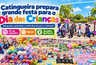 Prefeitura de Catingueira prepara festa especial para comemorar o Dia das Crianças