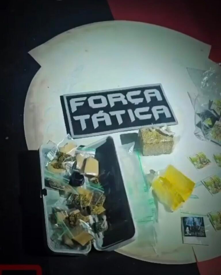 Polícia Militar prende mulher por tráfico de drogas, em Itaporanga